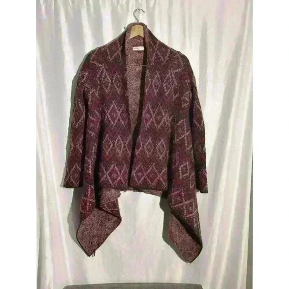 Sleeping on Snow Anthropologie Open Front Cardigan Long Sleeve Wool blend XS/TP - Picture 1 of 11